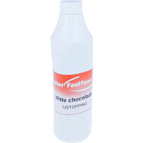 IFF ijstopping witte chocolade FLES 1L