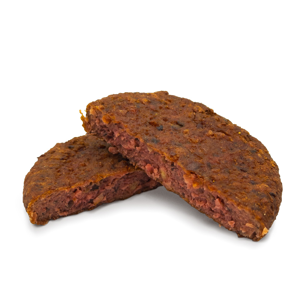 Juicy burger 24 x 113,5g DS 2,712kg (vegetarische beef)