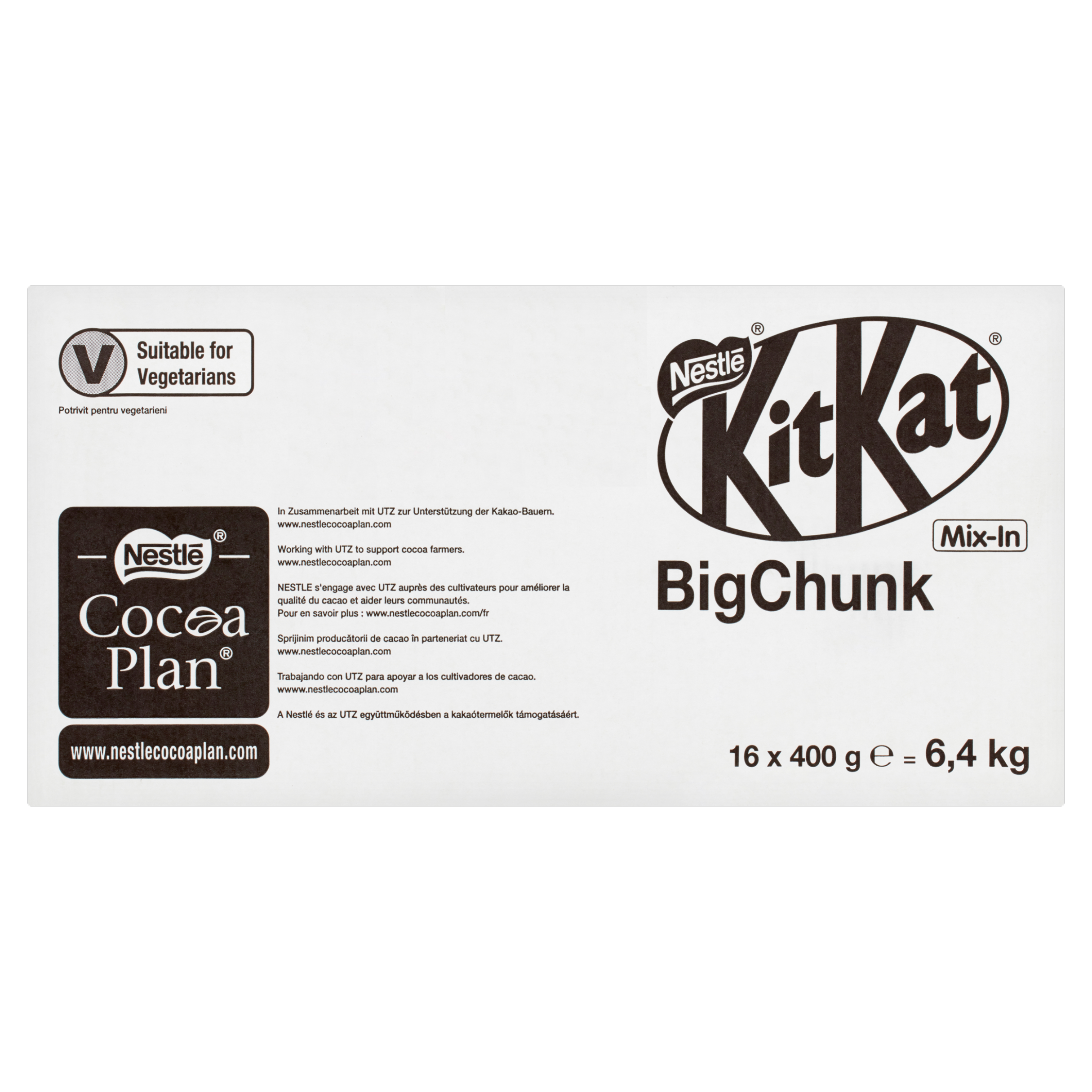 Chopped KitKat BigChunk 16 x 400g DS 6,4kg