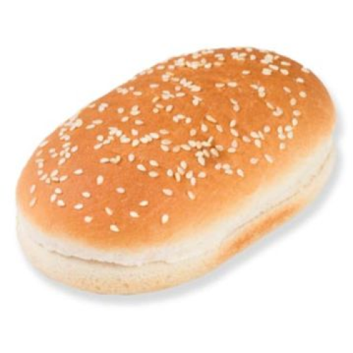 Oval hamburgerbroodjes sesam DS 48st.