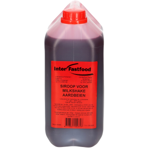 IFF milkshake siroop aardbei CAN 3L
