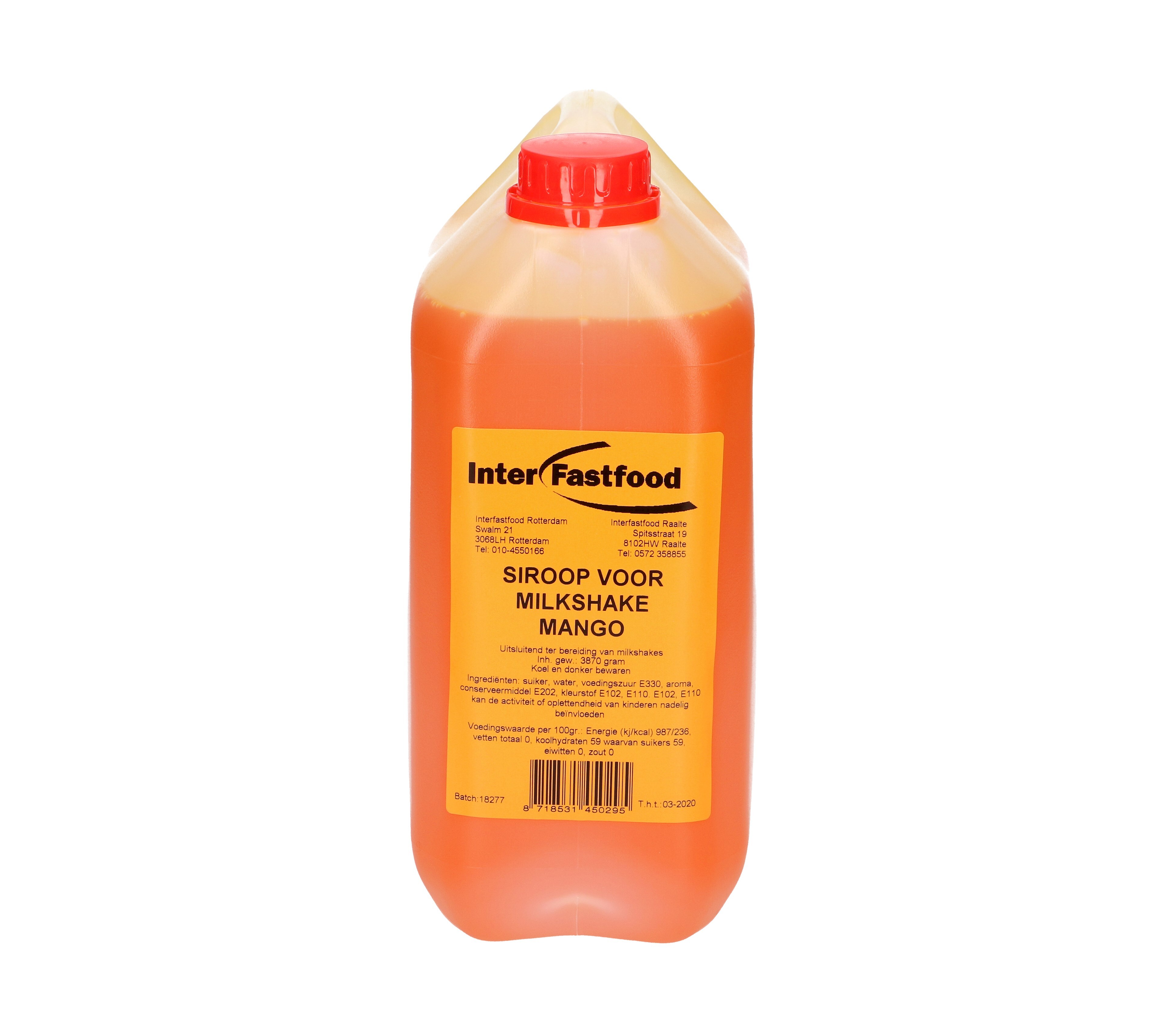 IFF milkshake siroop mango CAN 3L