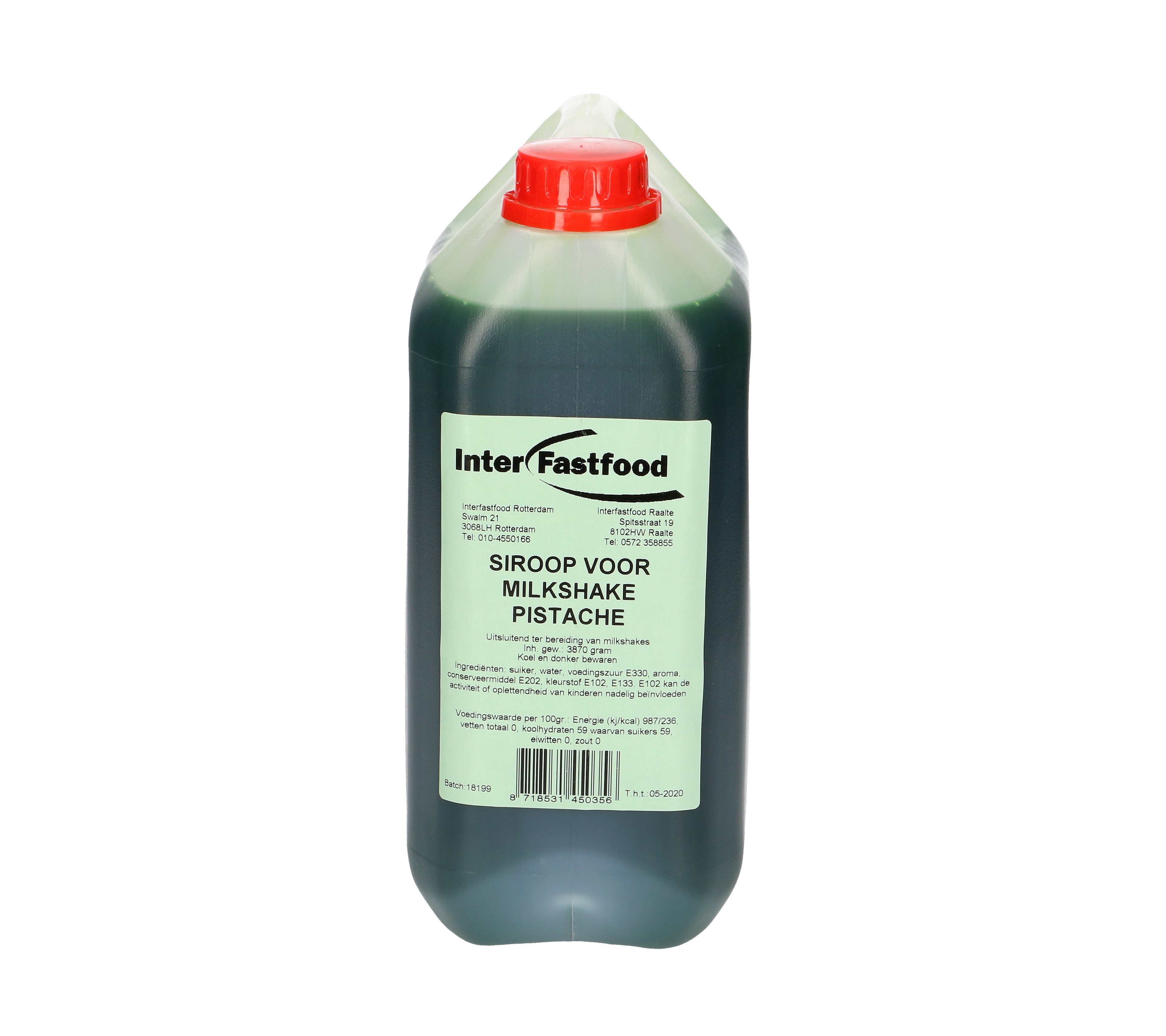 IFF milkshake siroop pistache CAN 3L