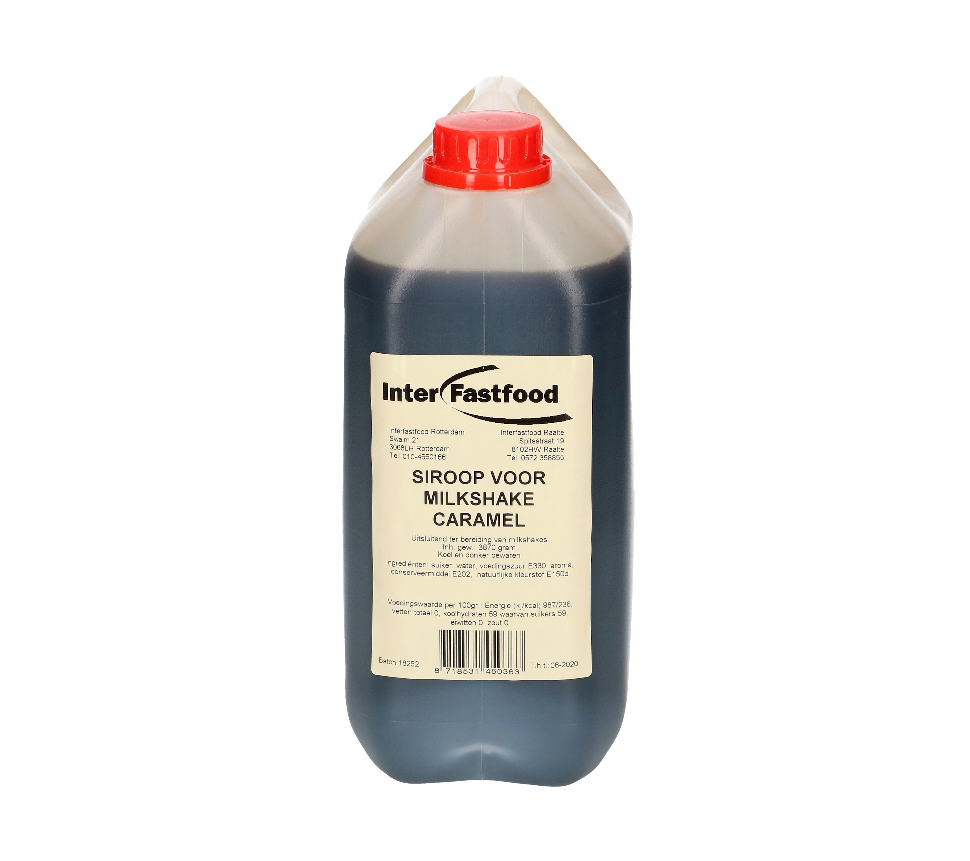 IFF milkshake siroop caramel CAN 3L