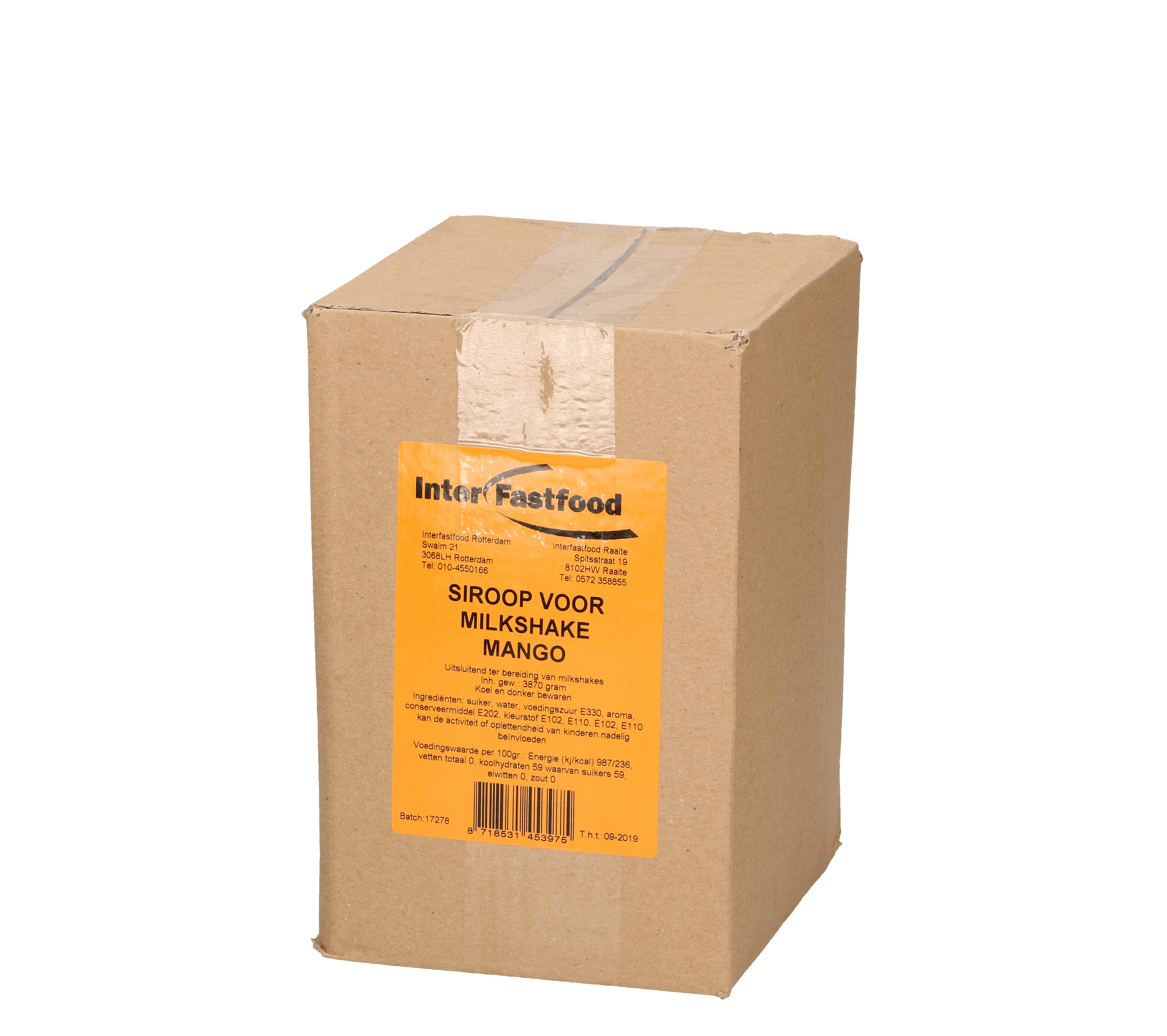 IFF milkshake siroop mango BIB 3L