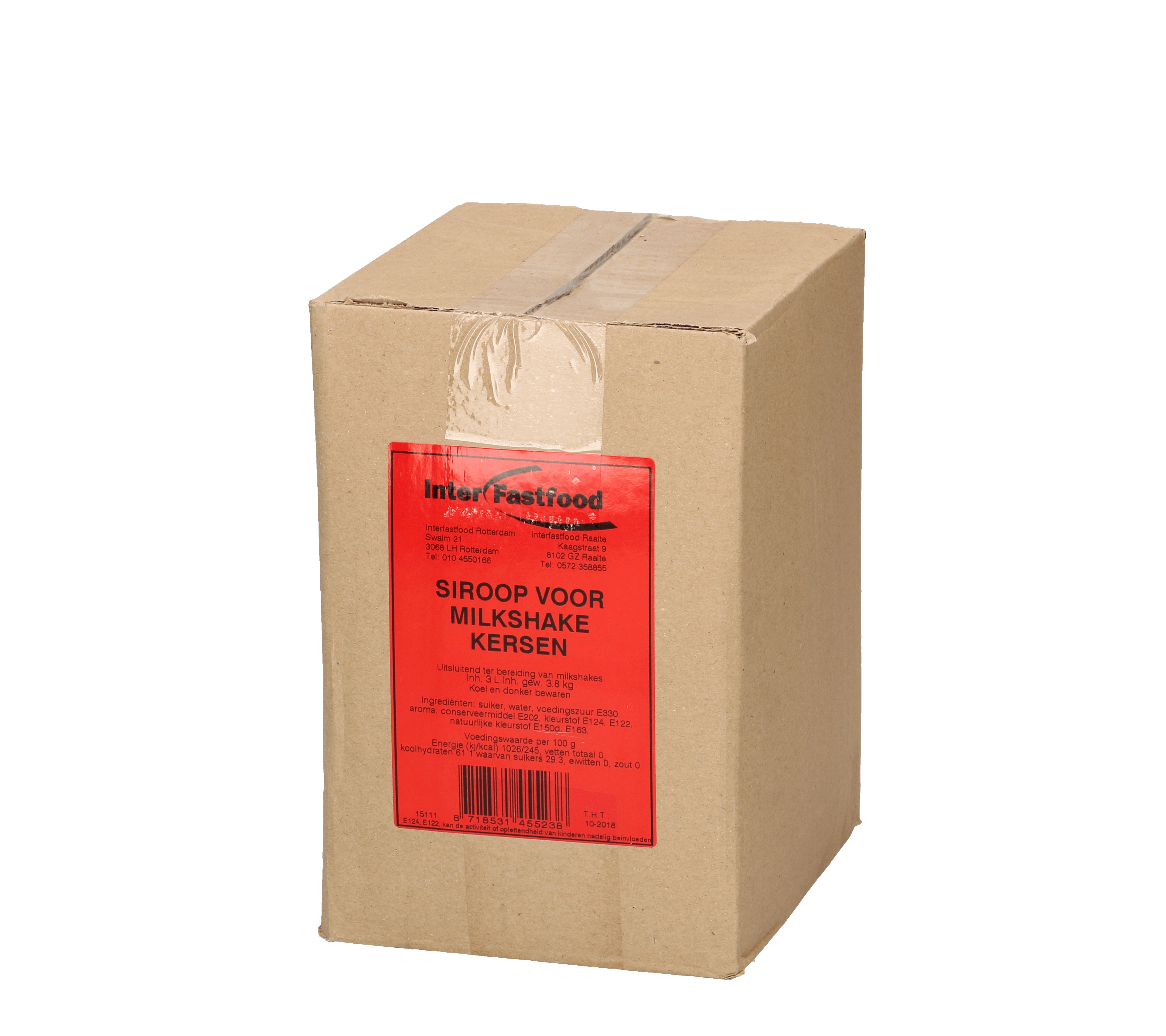 IFF milkshake siroop kersen BIB 3L