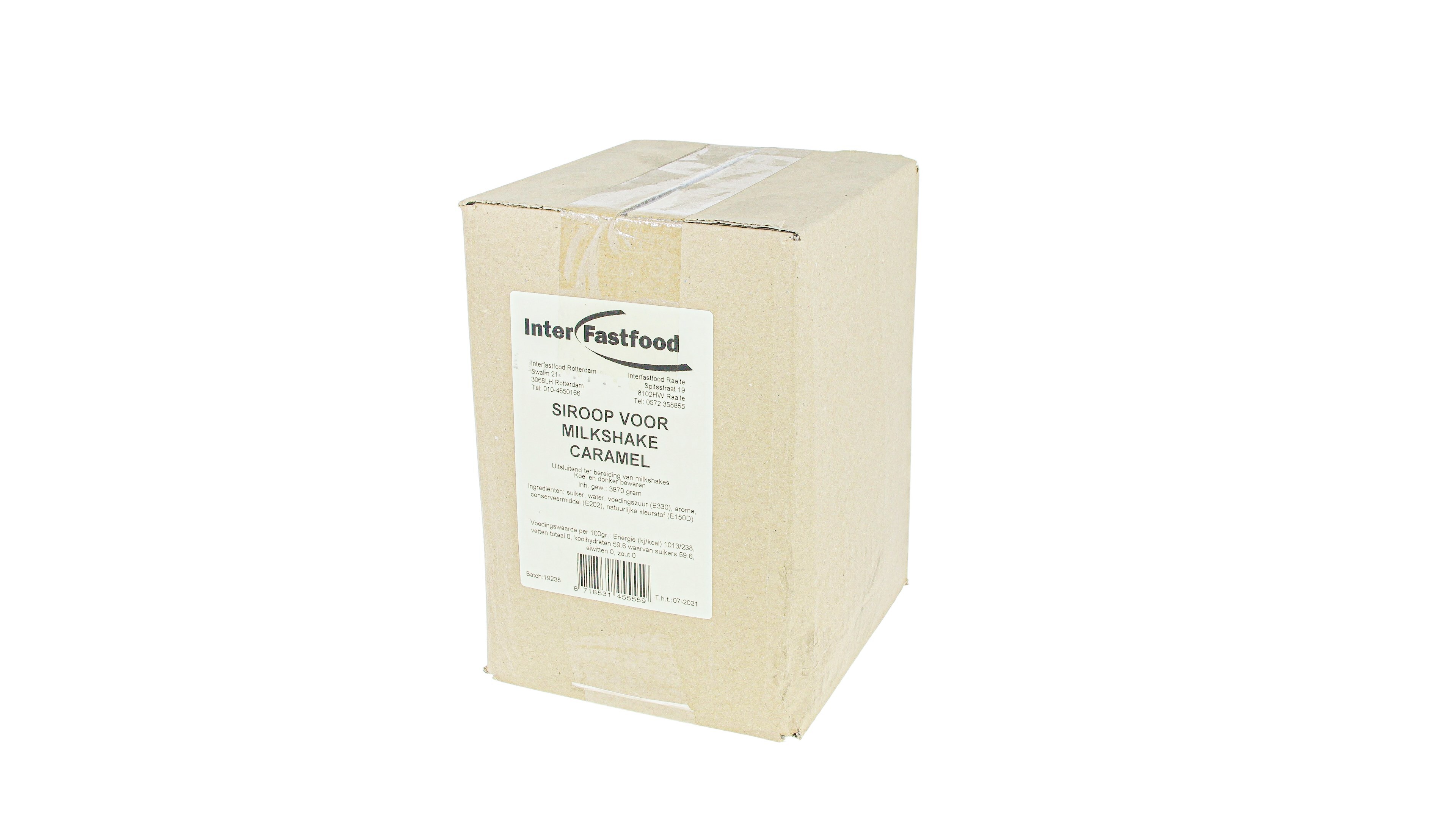 IFF milkshake siroop caramel BIB 3L