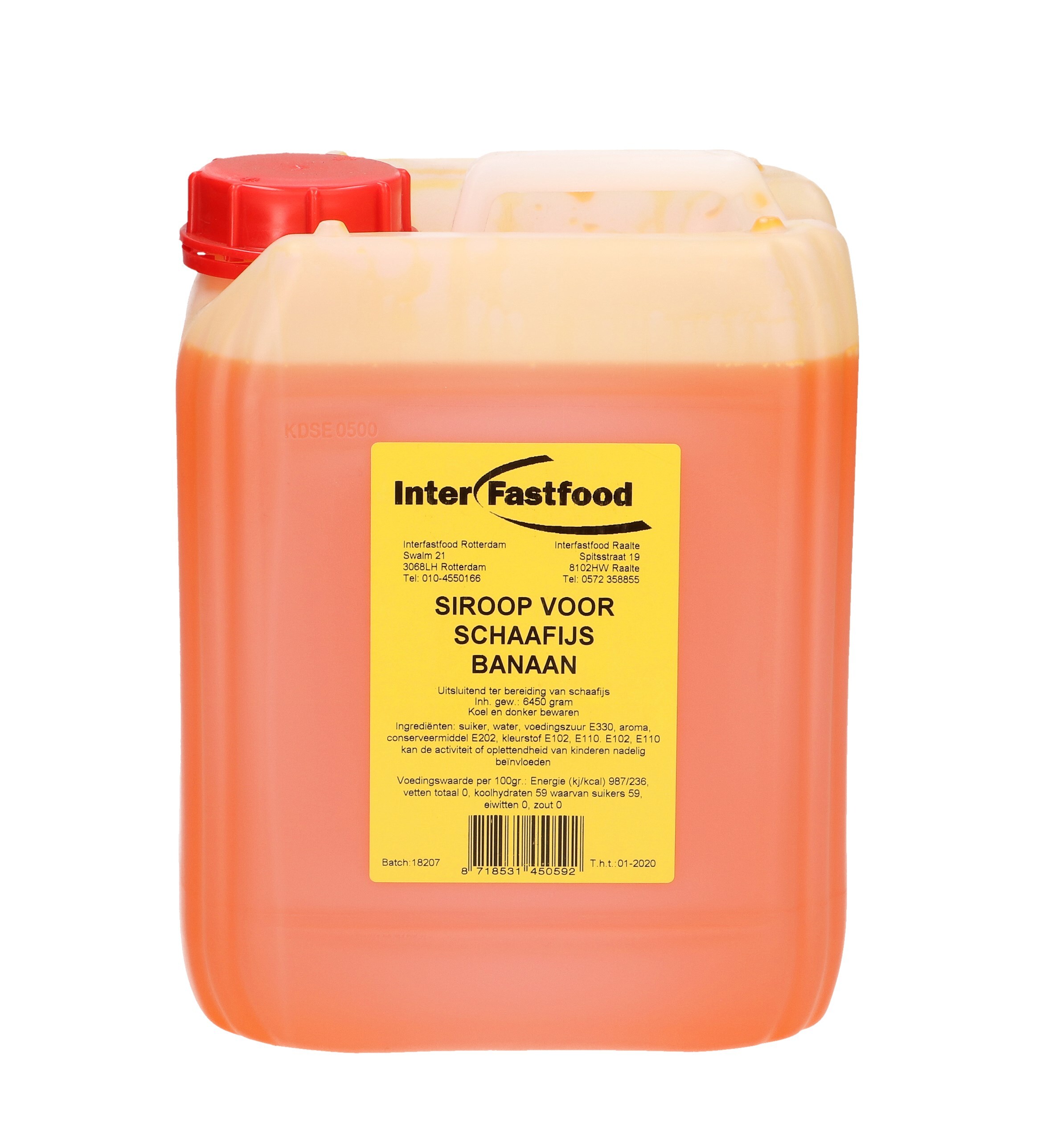 IFF Schaafijs siroop blank CAN 5L (1 : 5)