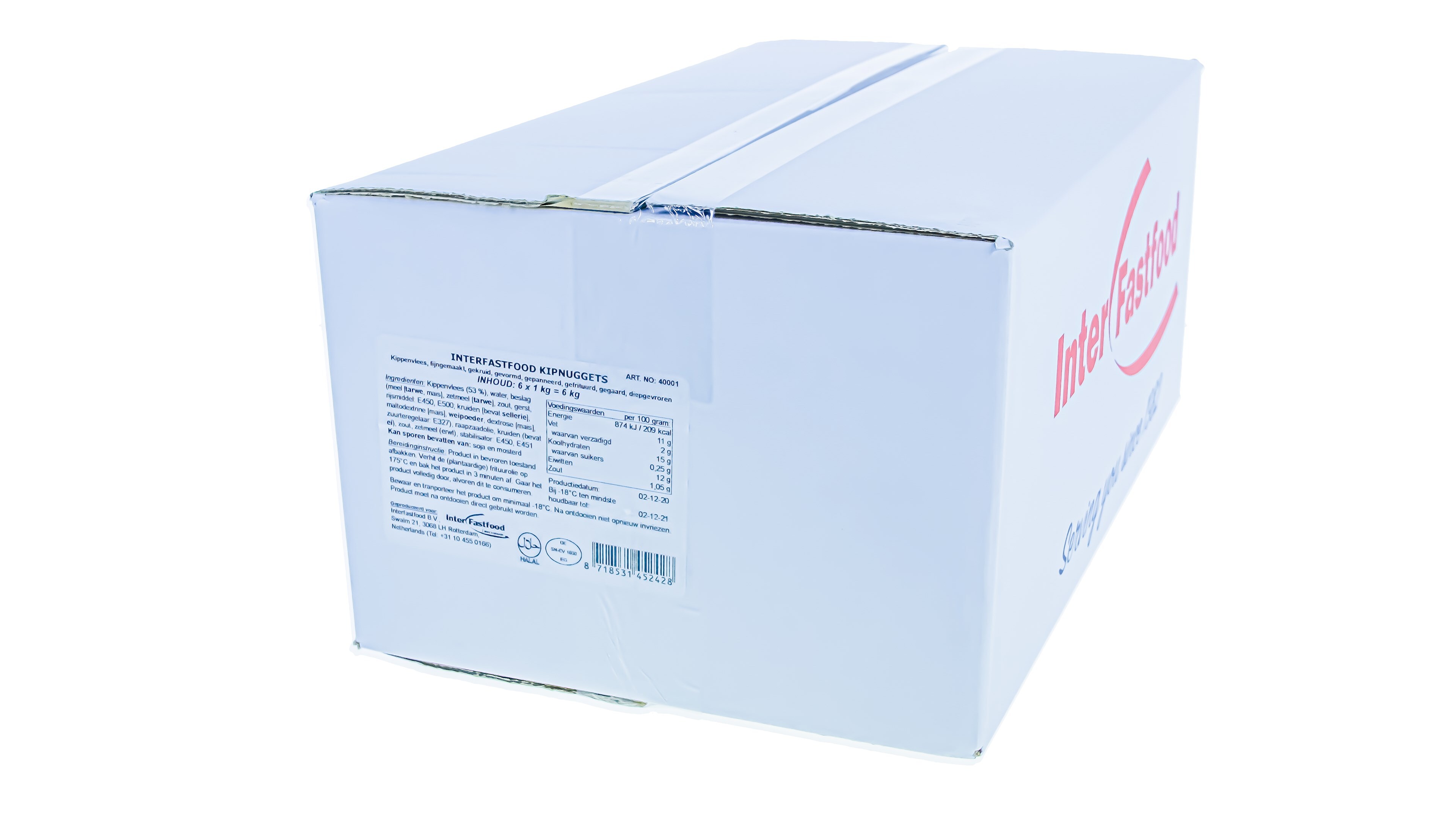 IFF chicken nuggets ca 300 x 20g DS 6kg