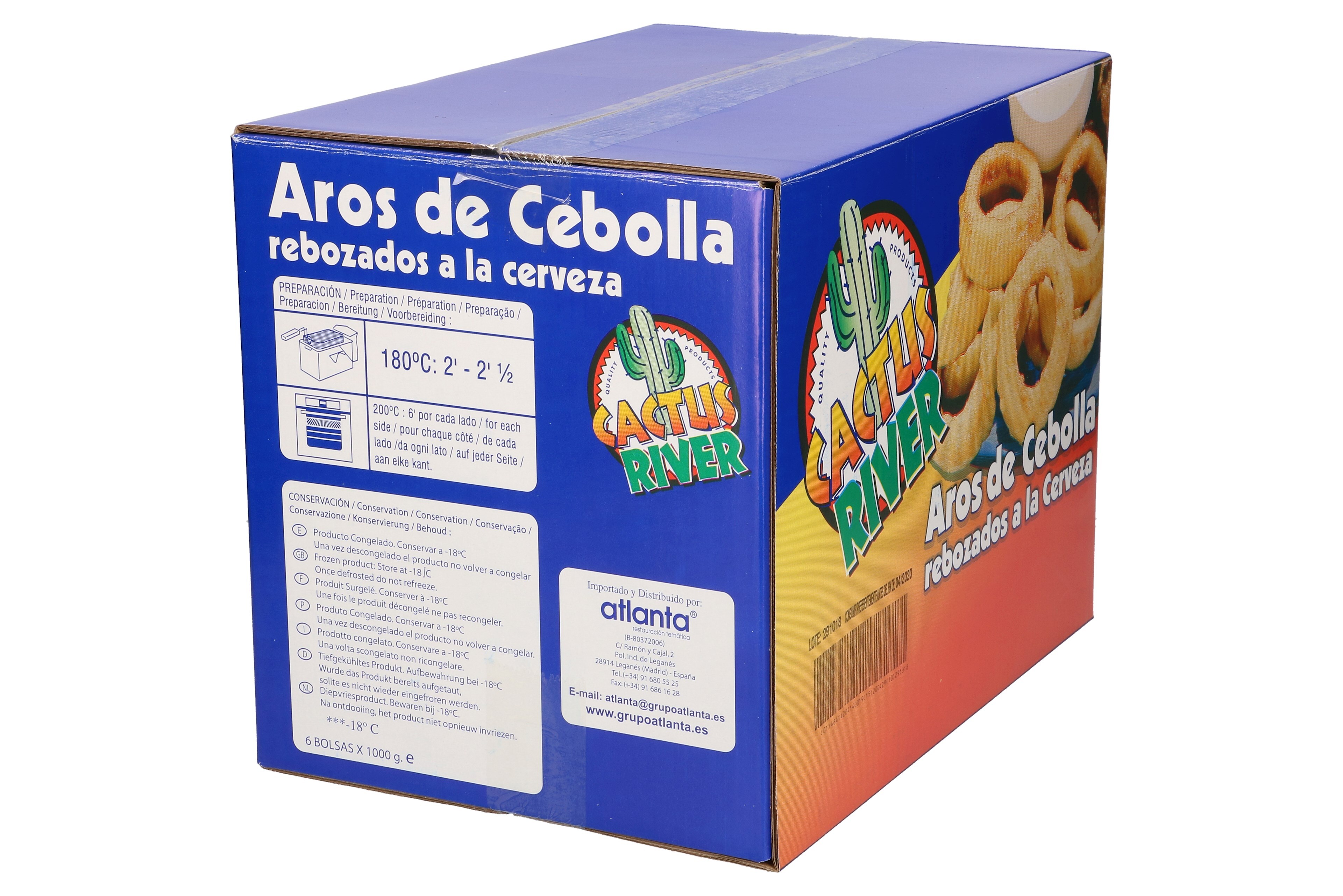 Beer battered onion rings DS 6kg