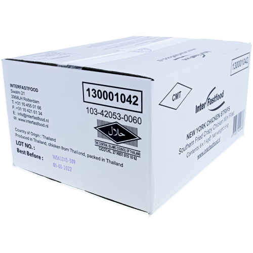 IFF New York chicken strips ca 115 x 53g DS 6kg