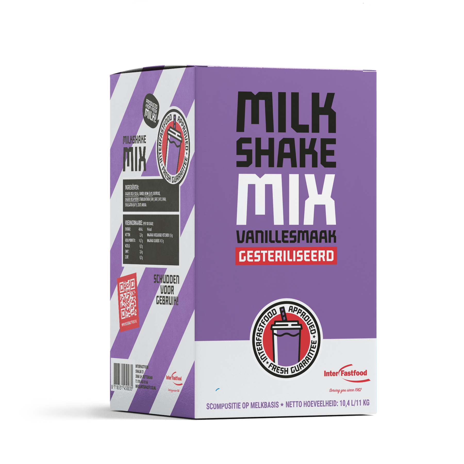 IFF milkshakemix 2,5% MV UHT 11kg