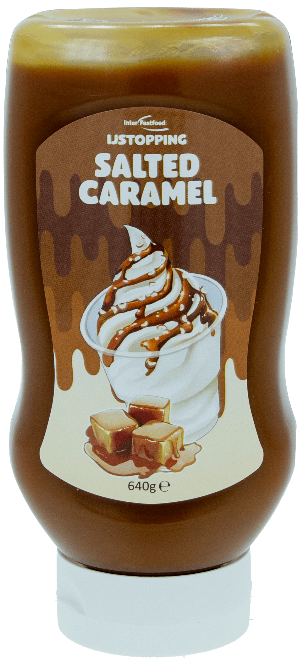 IFF ijstopping salted caramel FLES 500ml