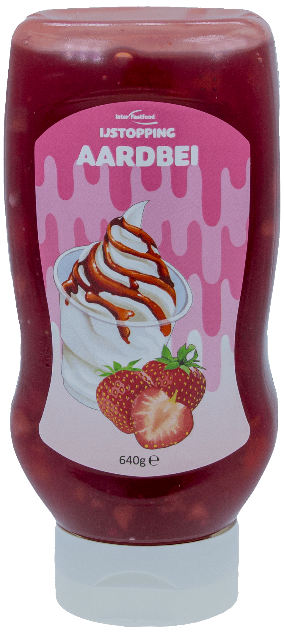 IFF ijstopping aardbei FLES 500ml