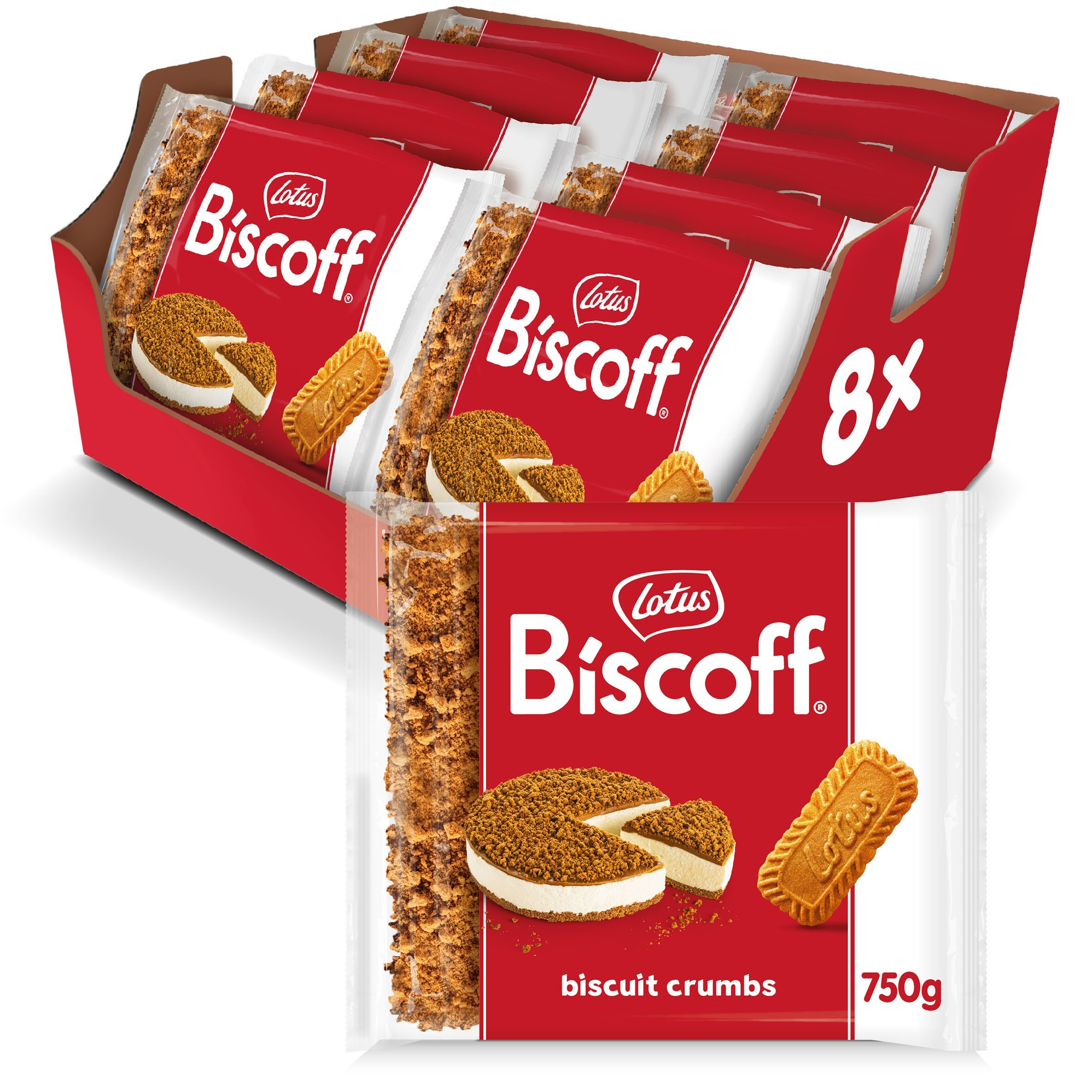Biscoff lotus speculoos cookie crumble 8 x 750g DS 6kg