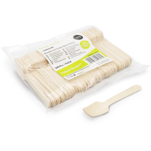 IJslepel hout PAK 100st.