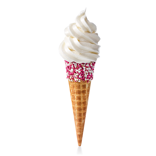 Luxe hoorn Strawberry Cream Gold DS 90st.