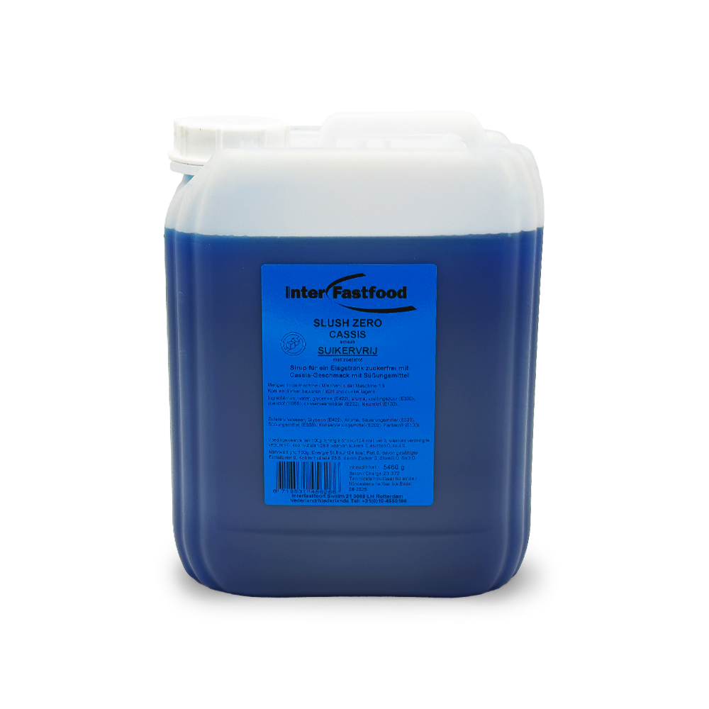IFF slush siroop zero cassis CAN 5L