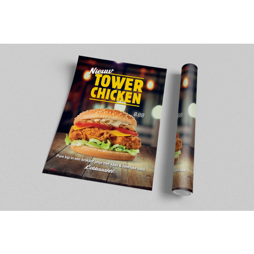 Poster Tower Chicken (B1 - Groot)