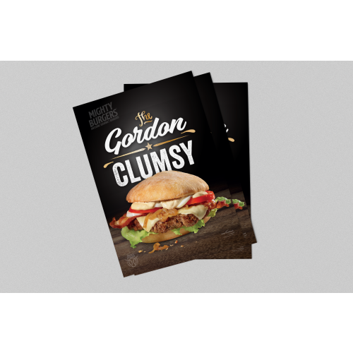 Poster Gordon Clumsy (A5 - Klein)
