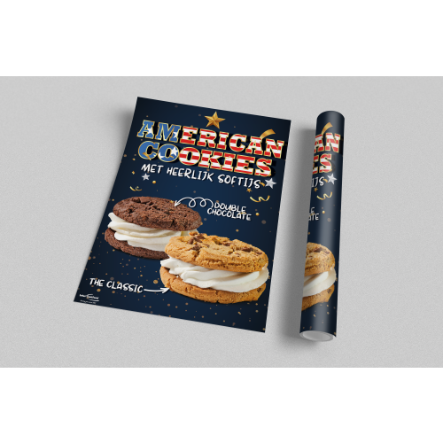 Poster American Cookies (B1 - Groot)
