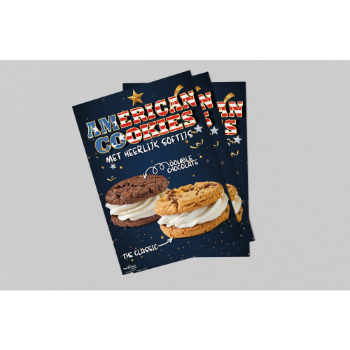 Poster American Cookies (A5 - Klein)