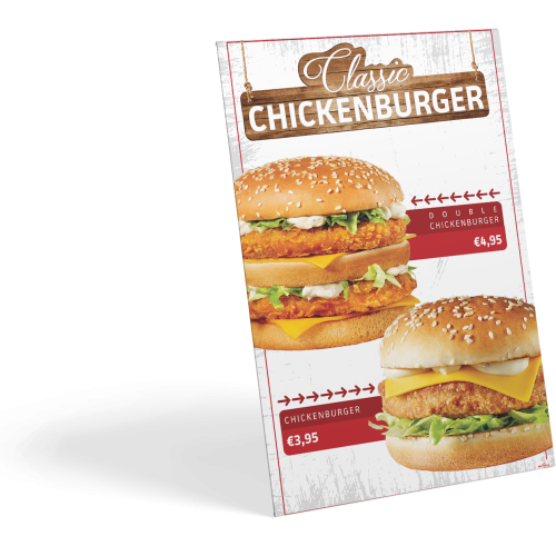 Counterstandaard Classic chickenburger