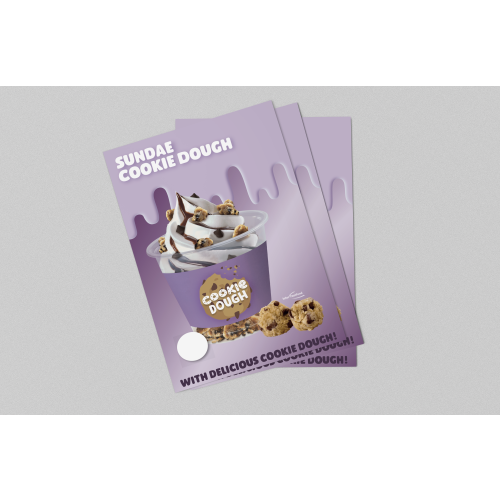 Counterkaart sundae cookie dough