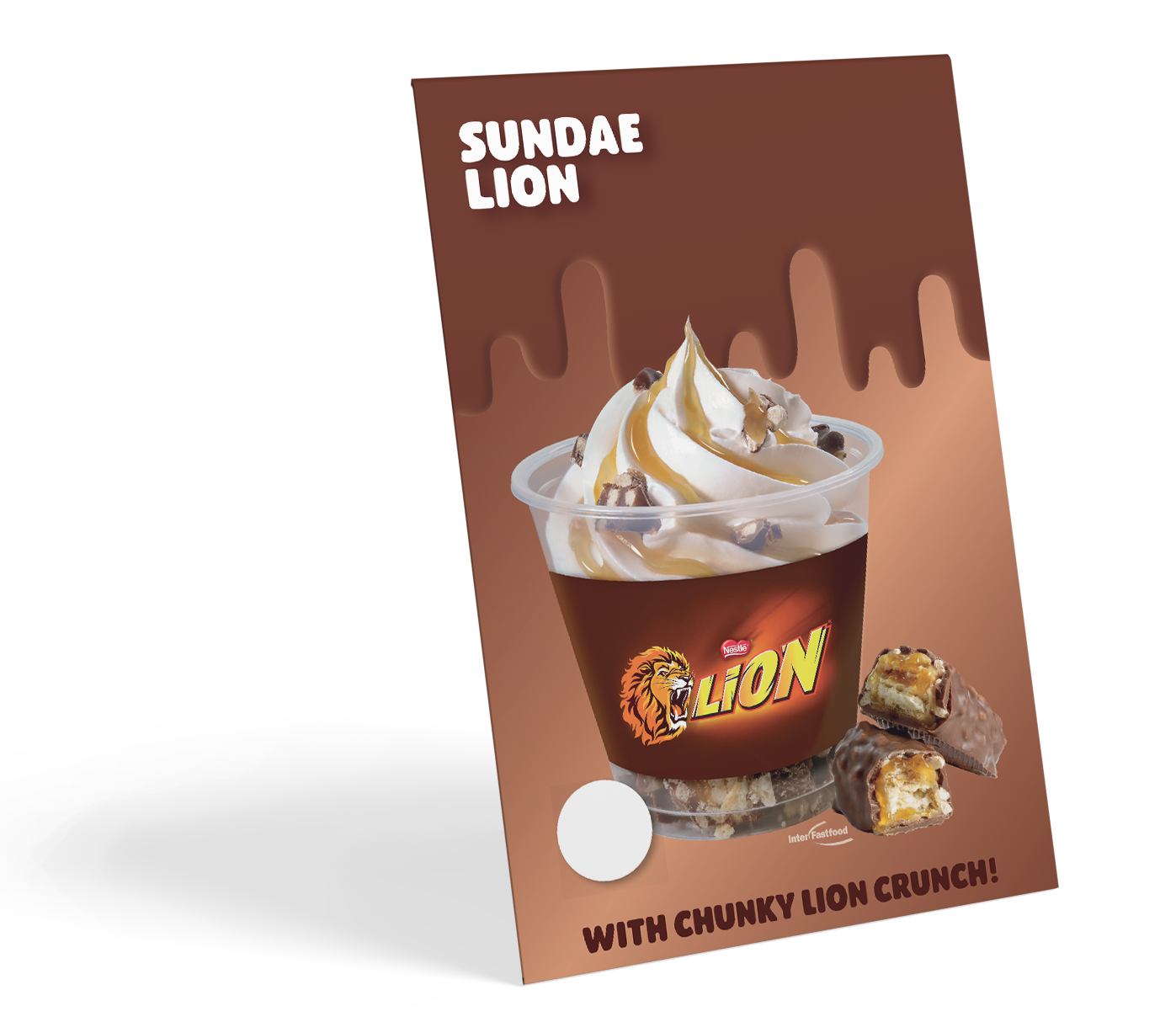 Counterkaart sundae Lion