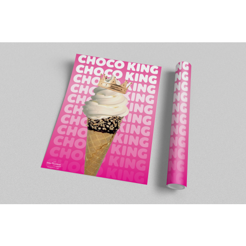 Poster chocoking (B1 - groot)