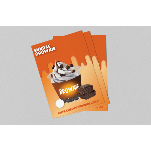 Counterkaart sundae brownie chunks