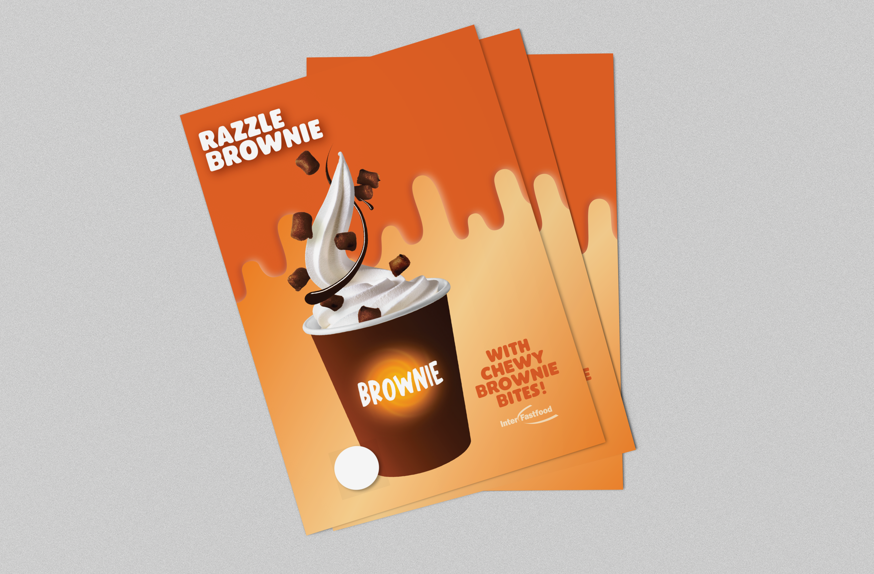 Counterkaart razzle brownie chunks