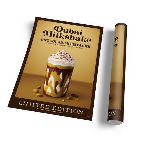 Poster Dubai milkshake (B1 - groot)